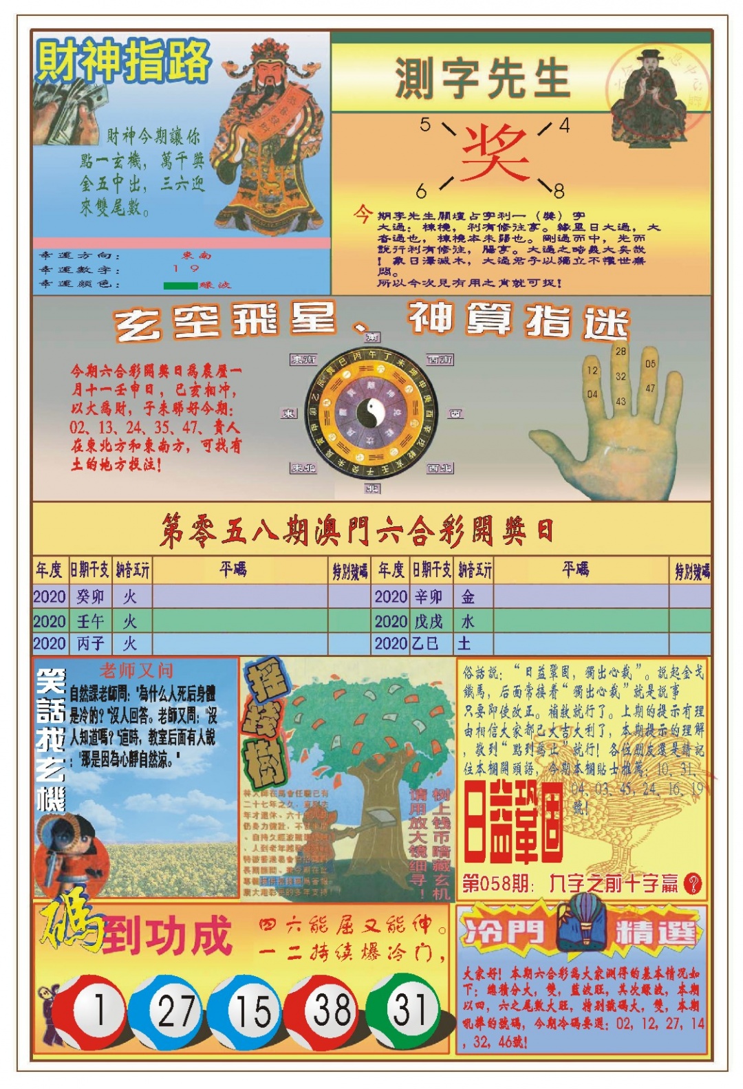 058期(新版)四柱预测B[图]