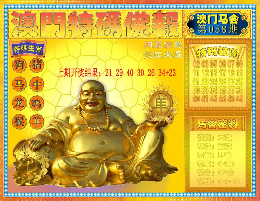 058期特码佛报[图]