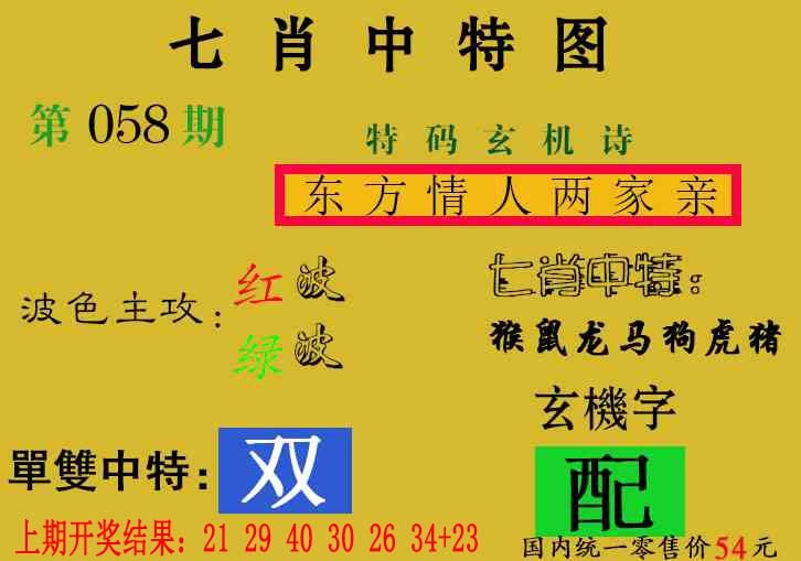 058期七肖中特[图]