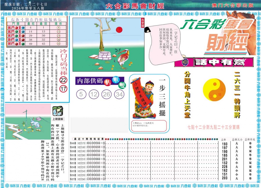 058期马会财经A[图]