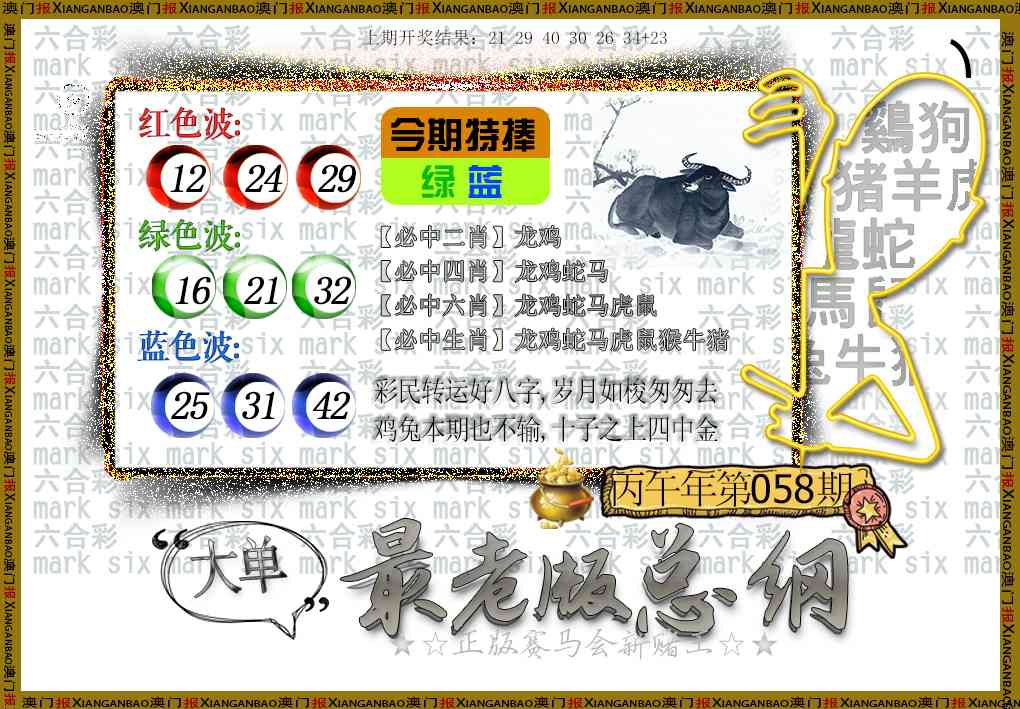 058期最老版总纲[图]