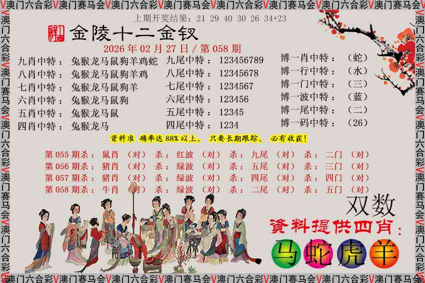 058期金陵十二金钗[图]