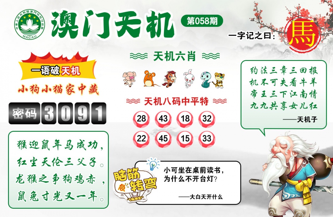 058期澳门天机[图]