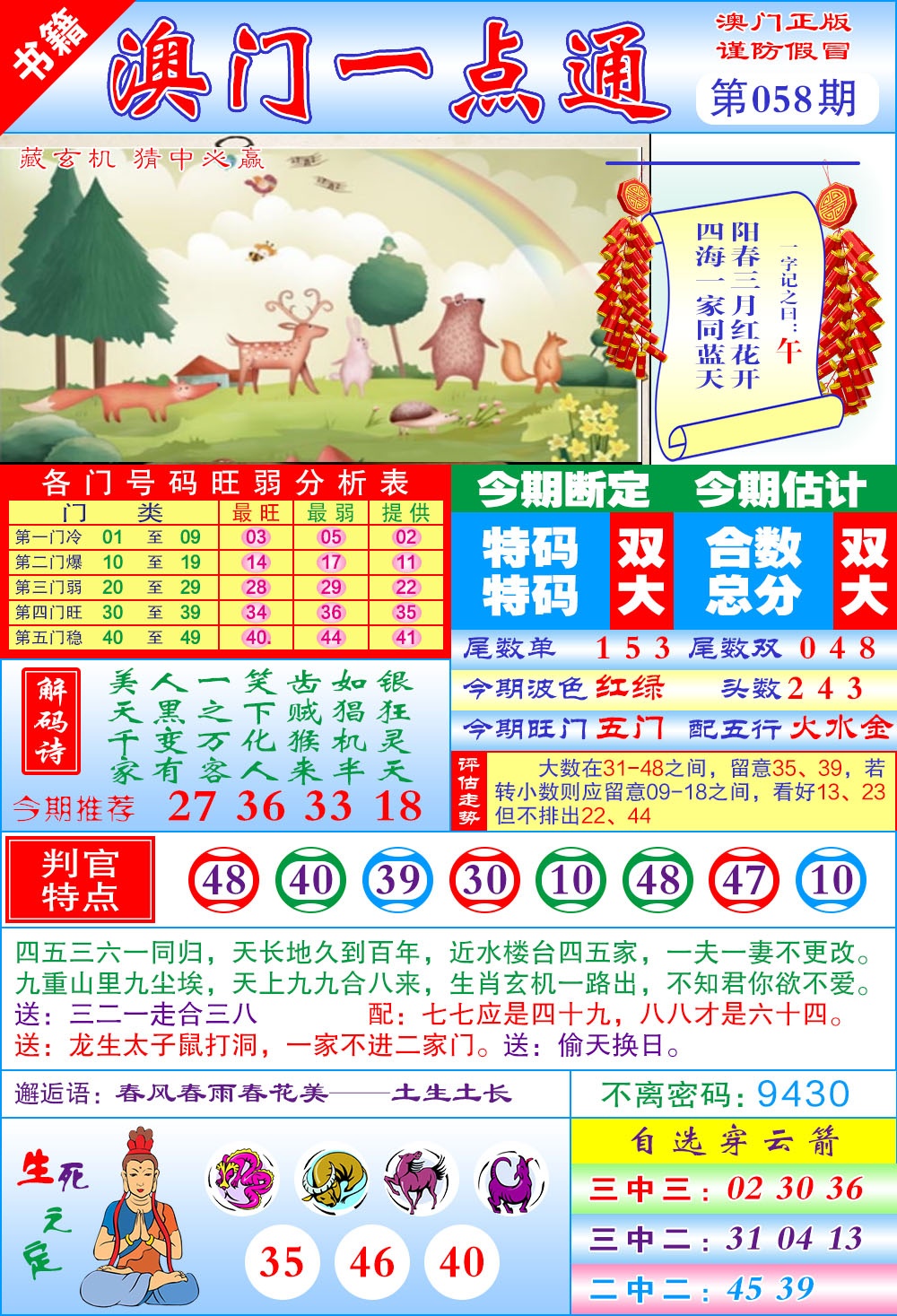 058期澳门一点通[图]