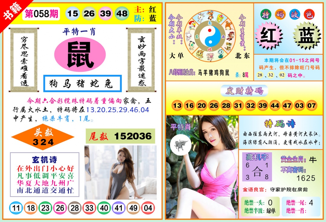 058期澳门五行玄机[图]