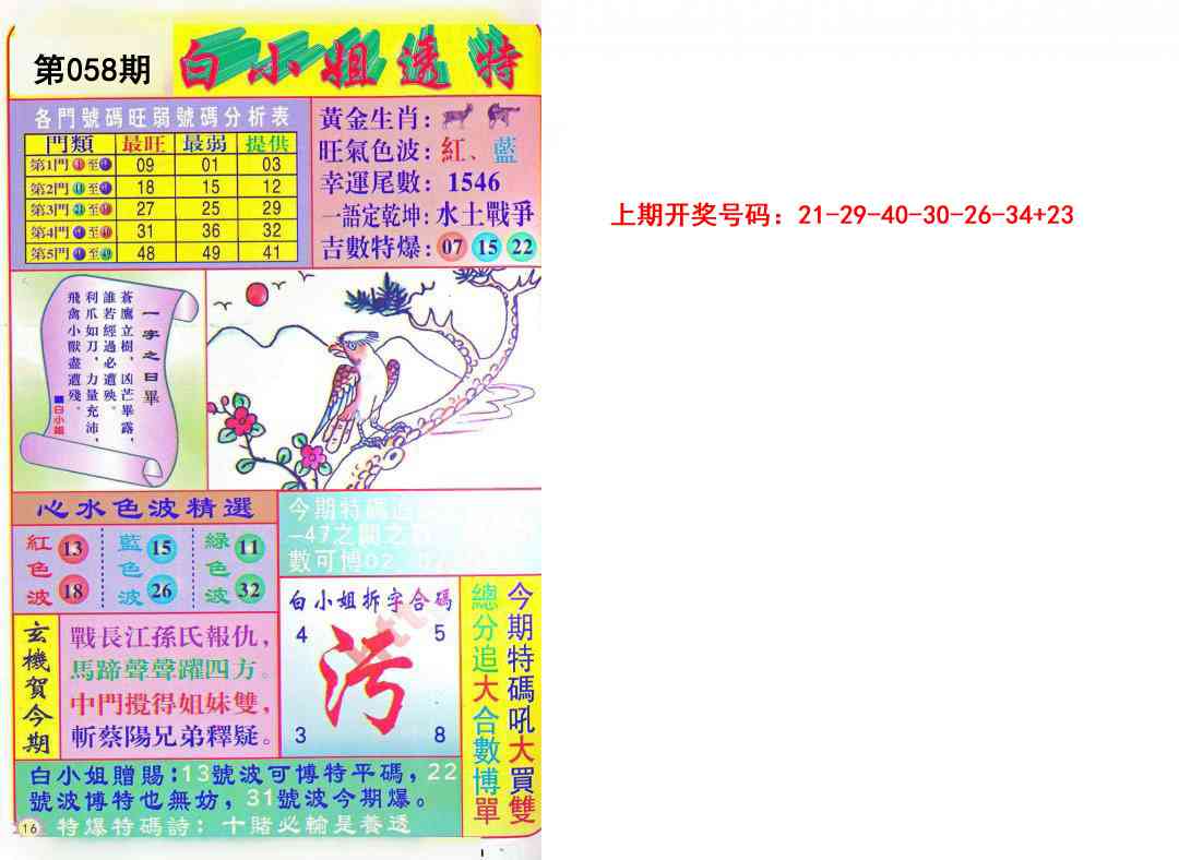 058期白小姐透特[图]