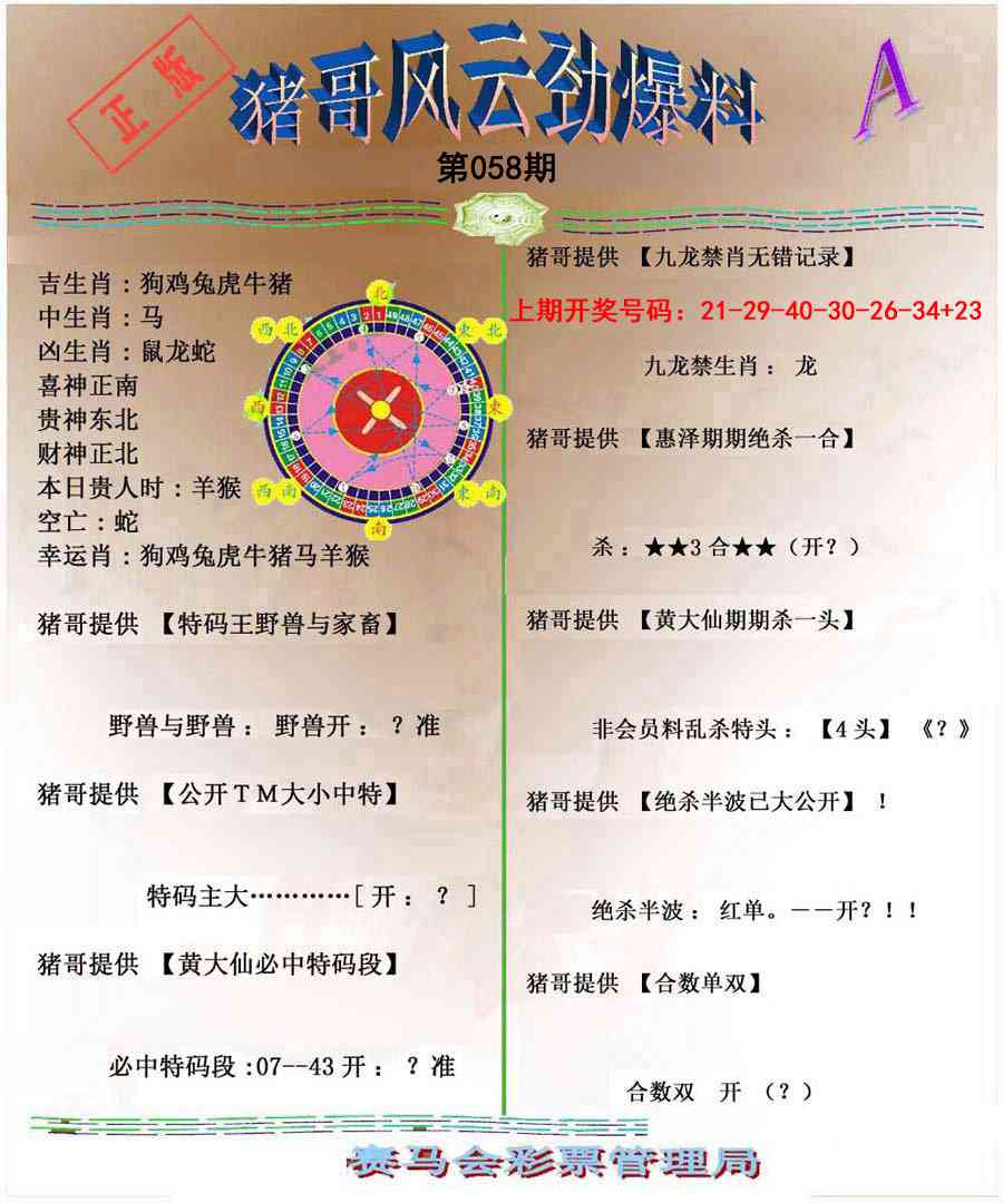 058期猪哥风云劲爆料A[图]