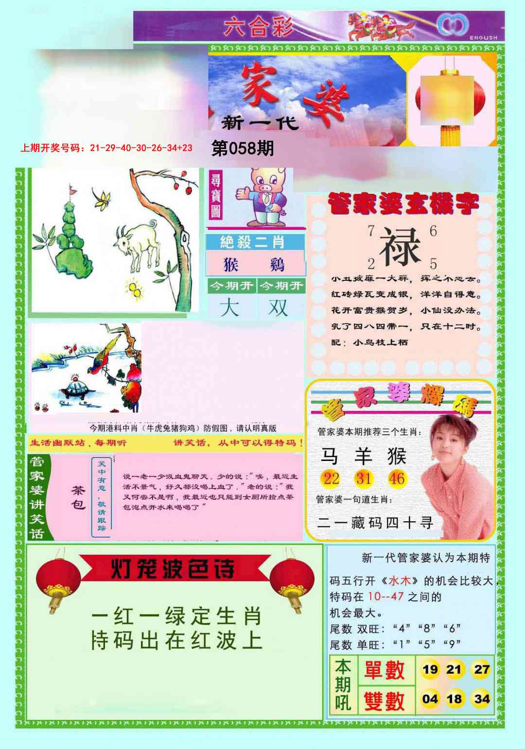 058期新一代管家婆[图]