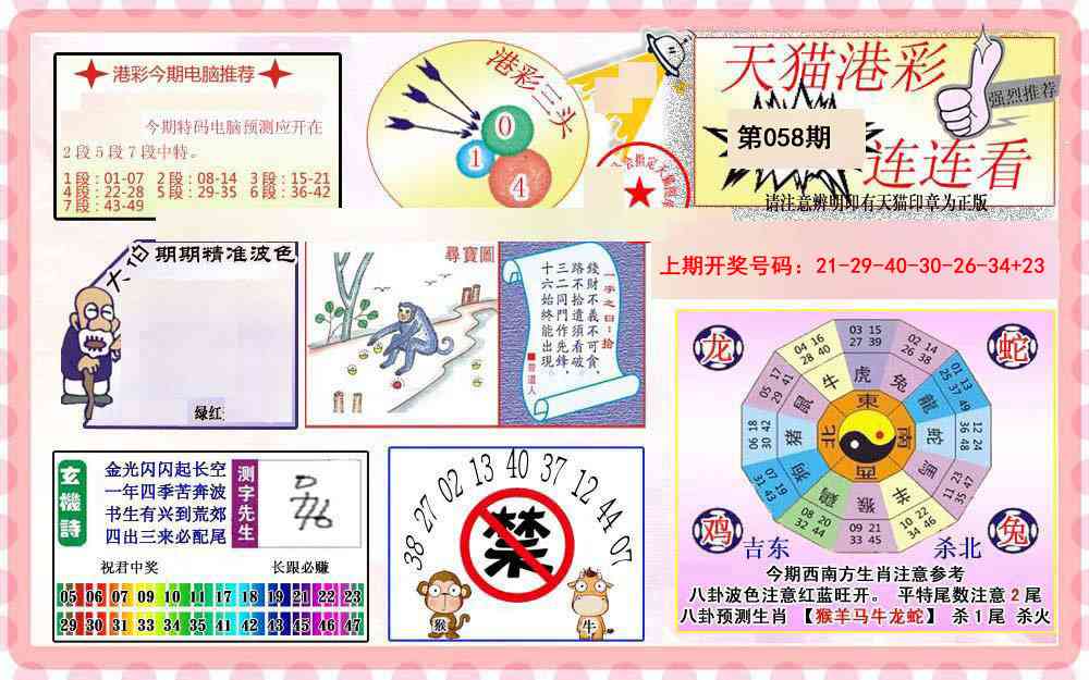 058期港彩连连中[图]