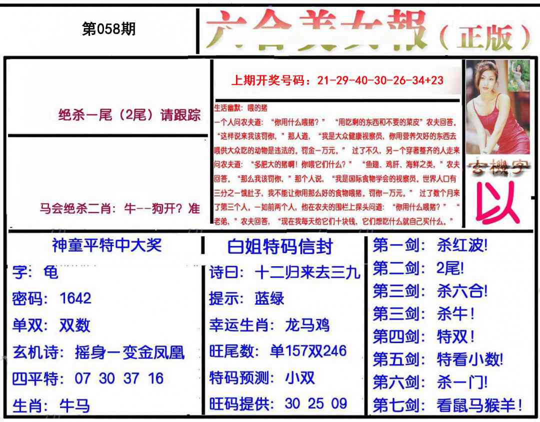 058期美女报[图]