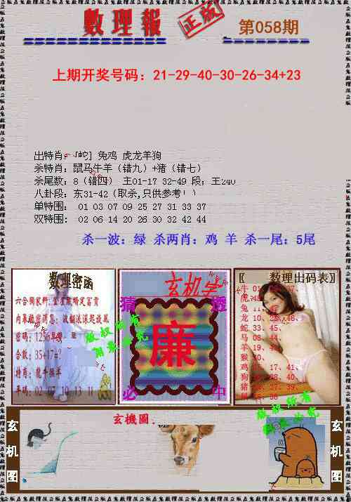 058期数理报[图]