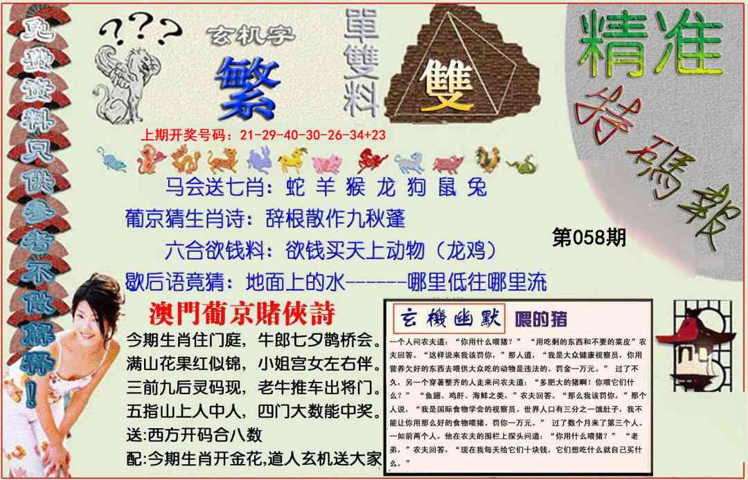 058期精准<特碼報>[图]