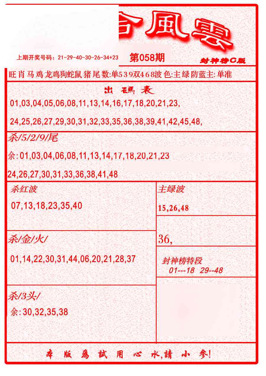 058期六合风云B[图]