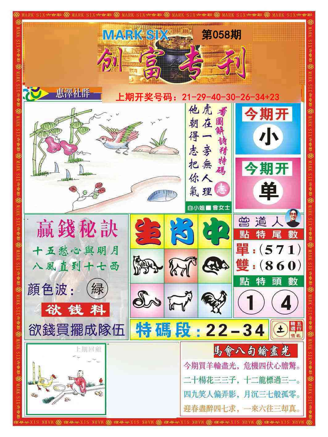 058期创富专刊A[图]