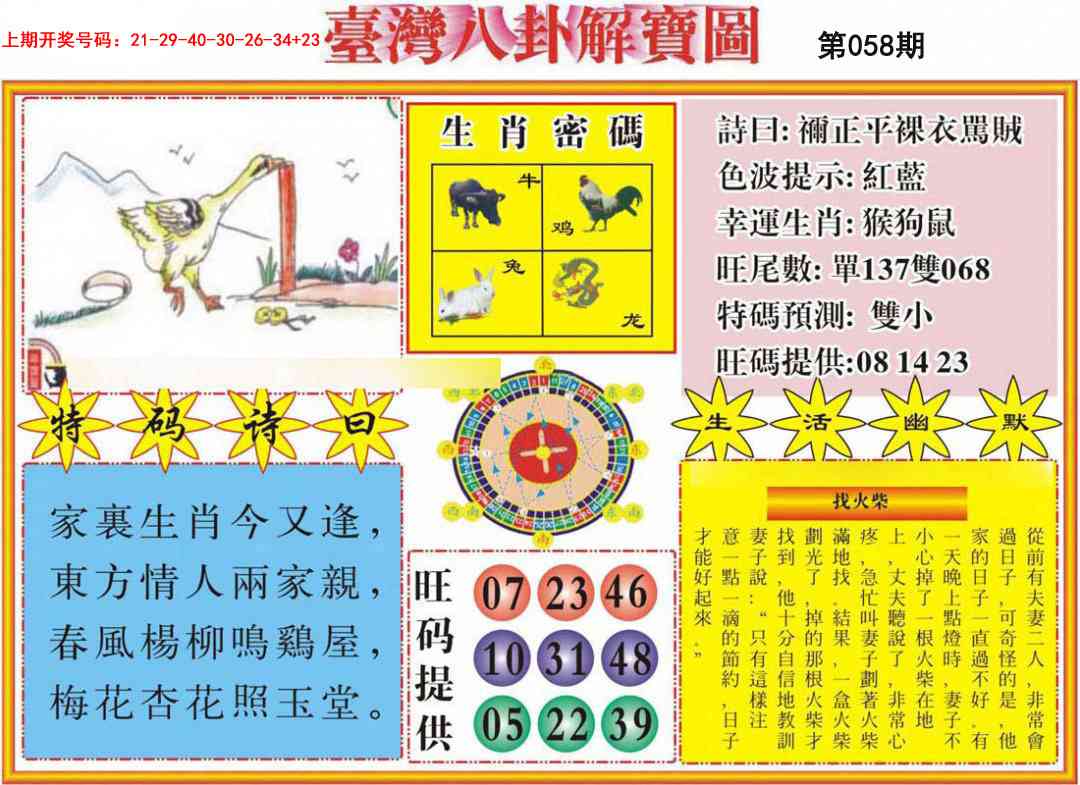 058期台湾八卦解宝图[图]