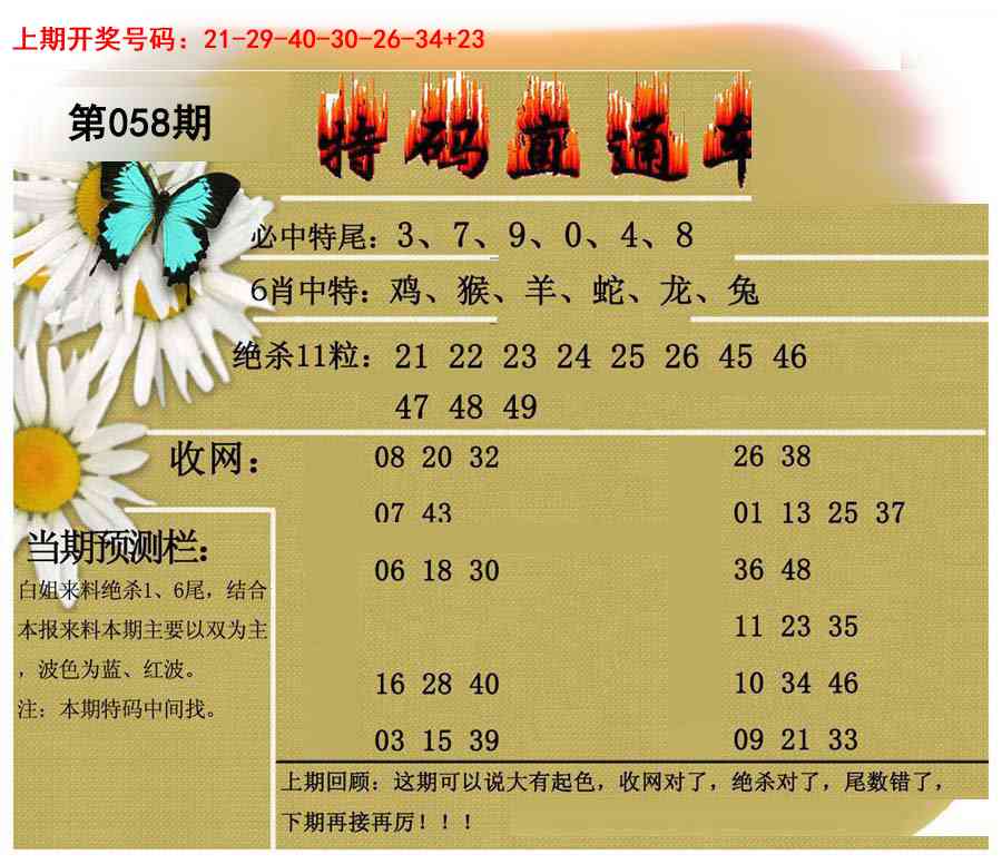 058期特码直通车[图]