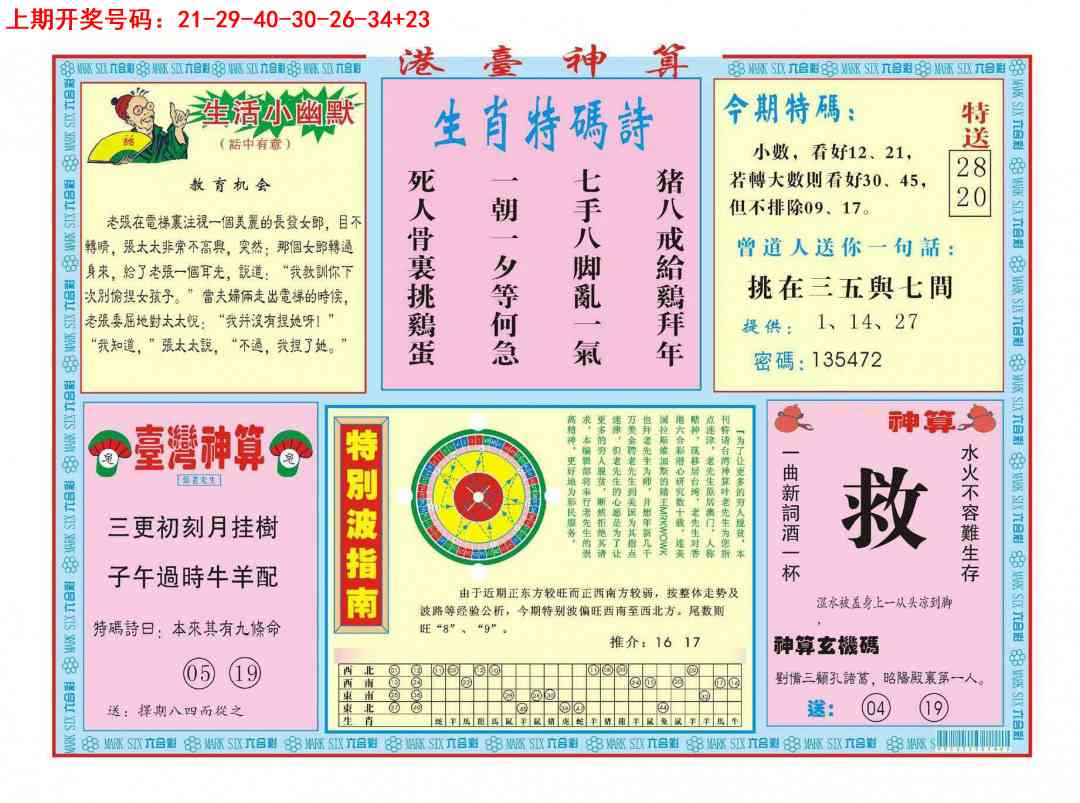 058期港台神算B[图]