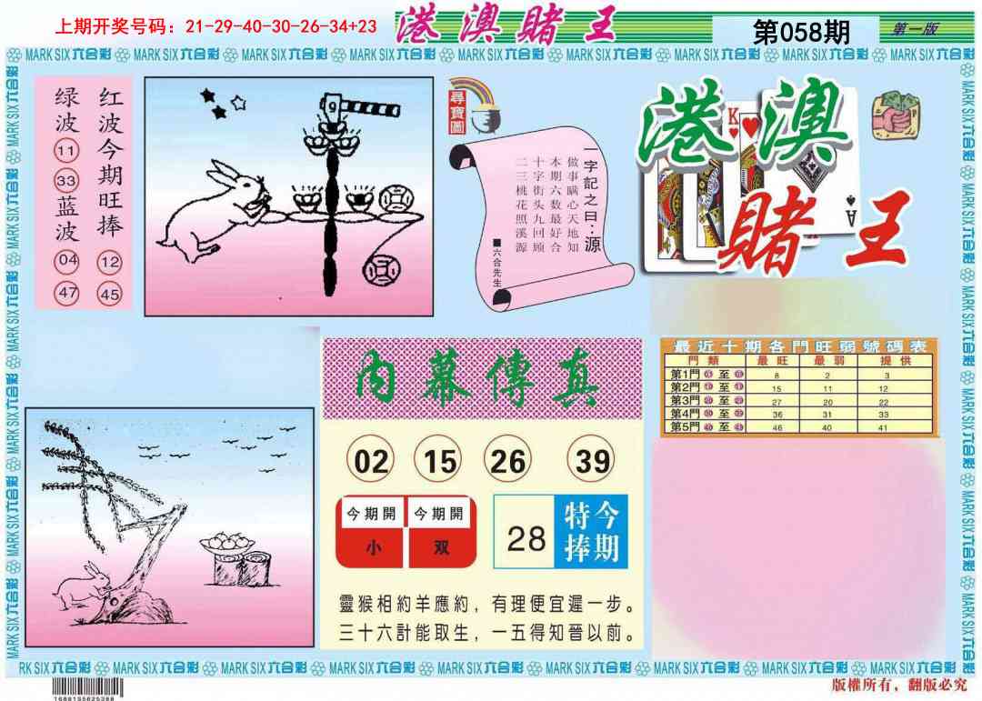 058期港澳赌王A[图]
