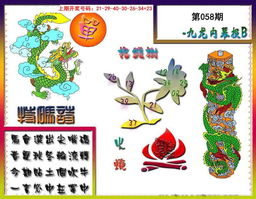 058期九龙内幕特肖图a[图]